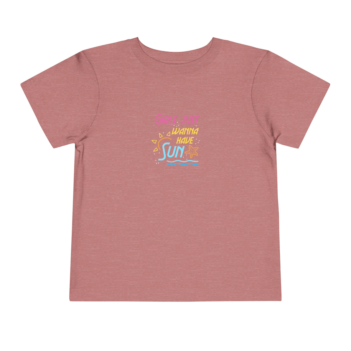 T-shirt pour tout-petits Les filles veulent juste avoir du soleil 