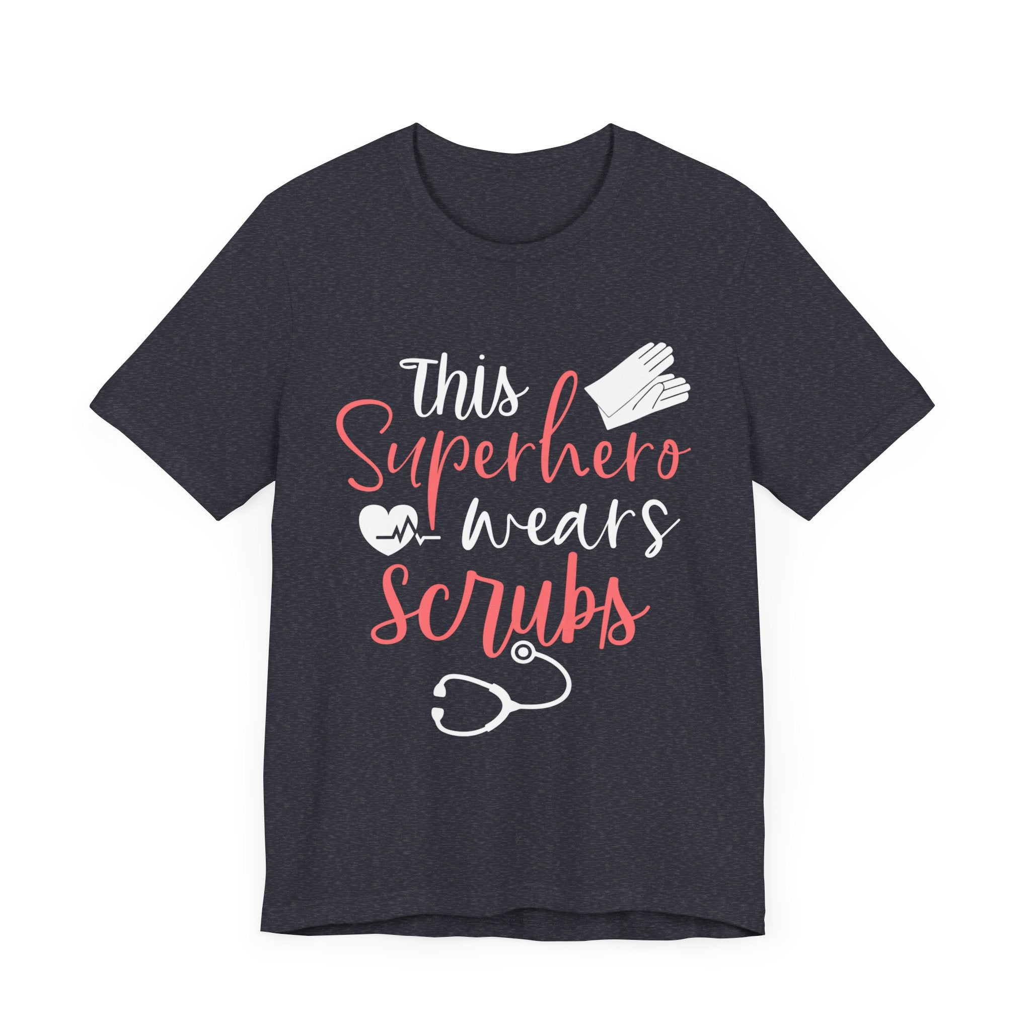 Ce super-héros porte un tee-shirt unisexe Scrubs 