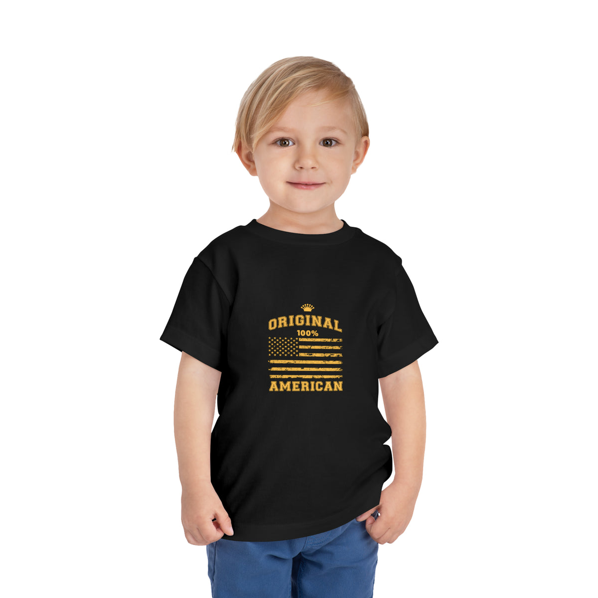 T-shirt original 100 % américain pour tout-petits 