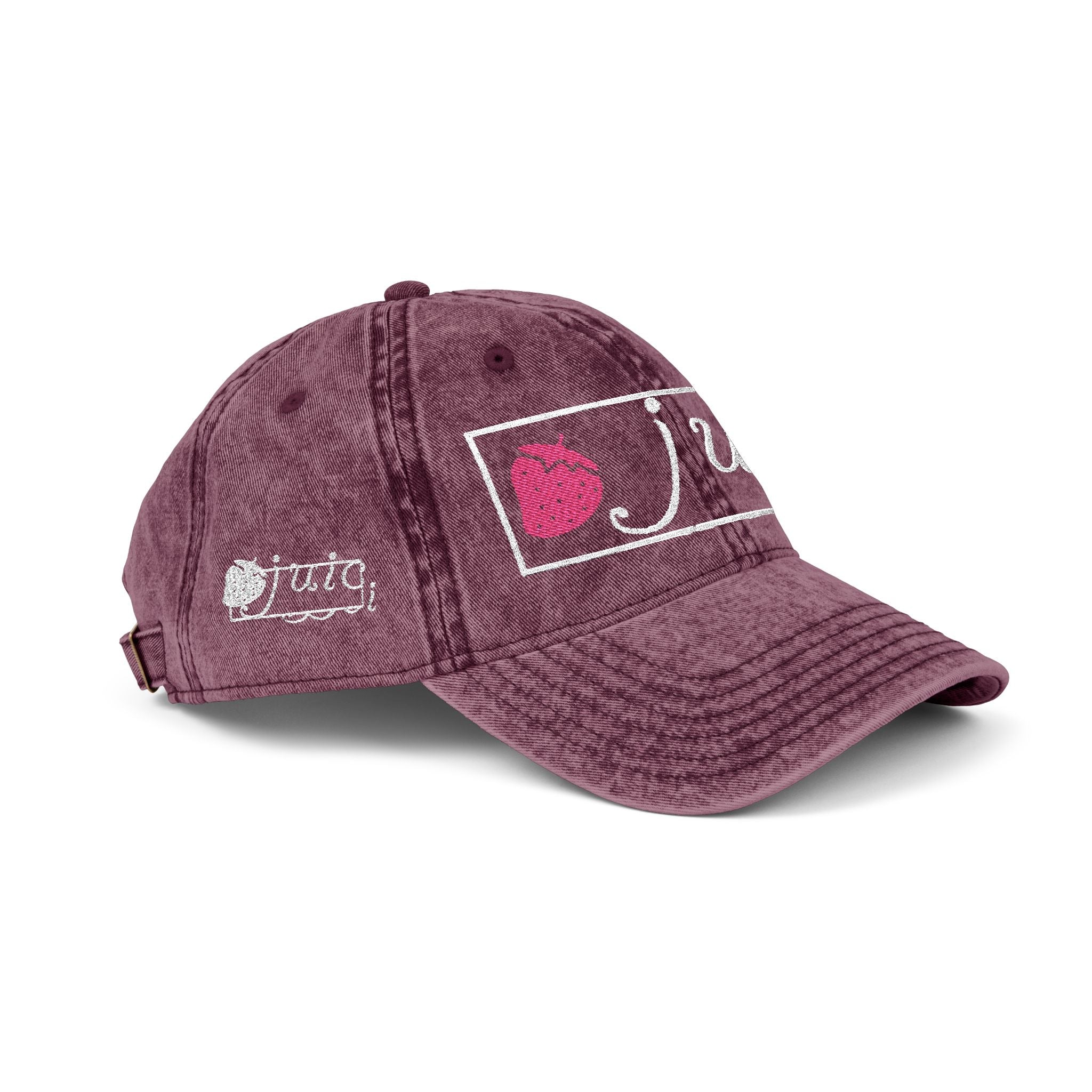 Embroidered Vintage Cap - Juic Cap Design