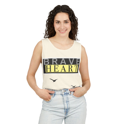 Brave Heart Tank Top | Unisex Garment-Dyed Tee