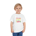 Ne vous inquiétez pas, plage heureuse, t-shirt pour tout-petit 