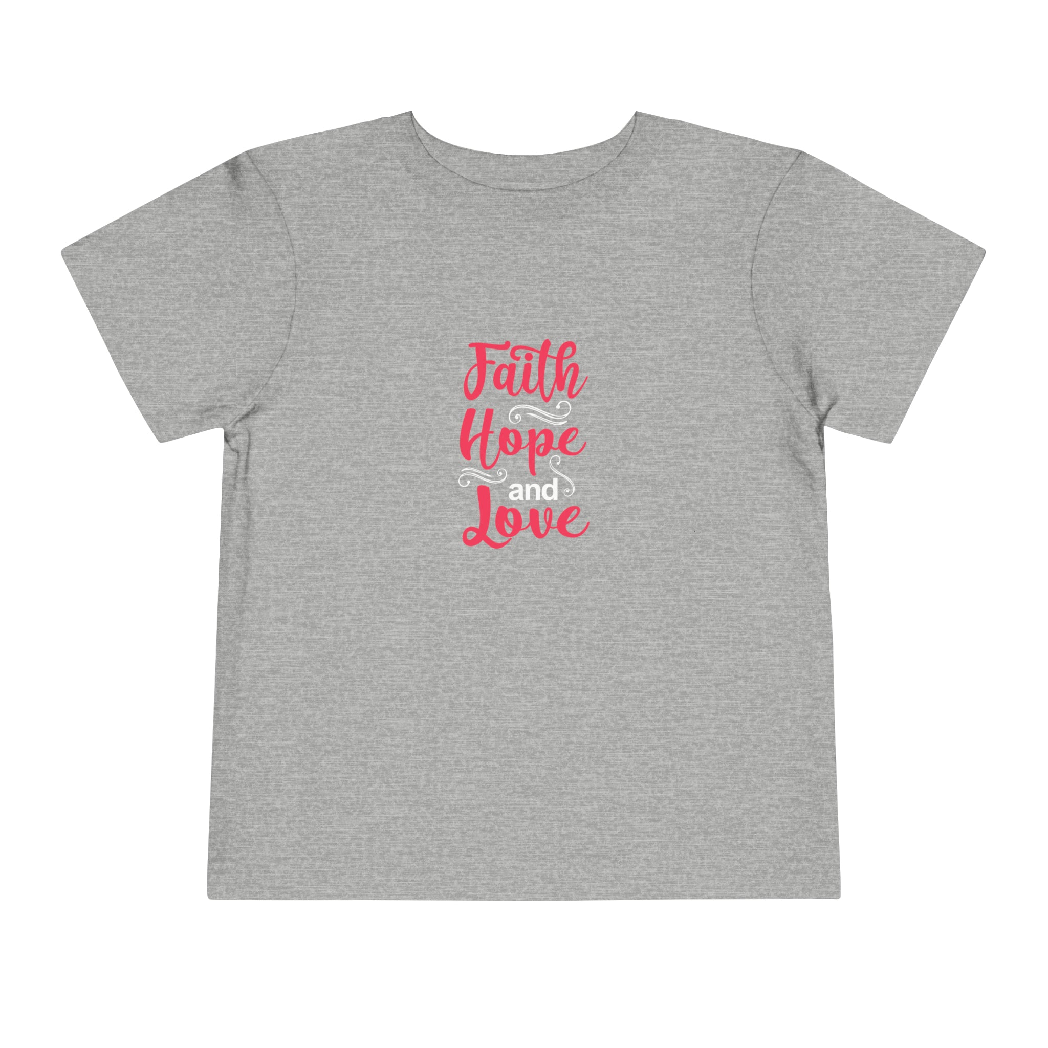 T-shirt pour tout-petits Faith Hope And Love 