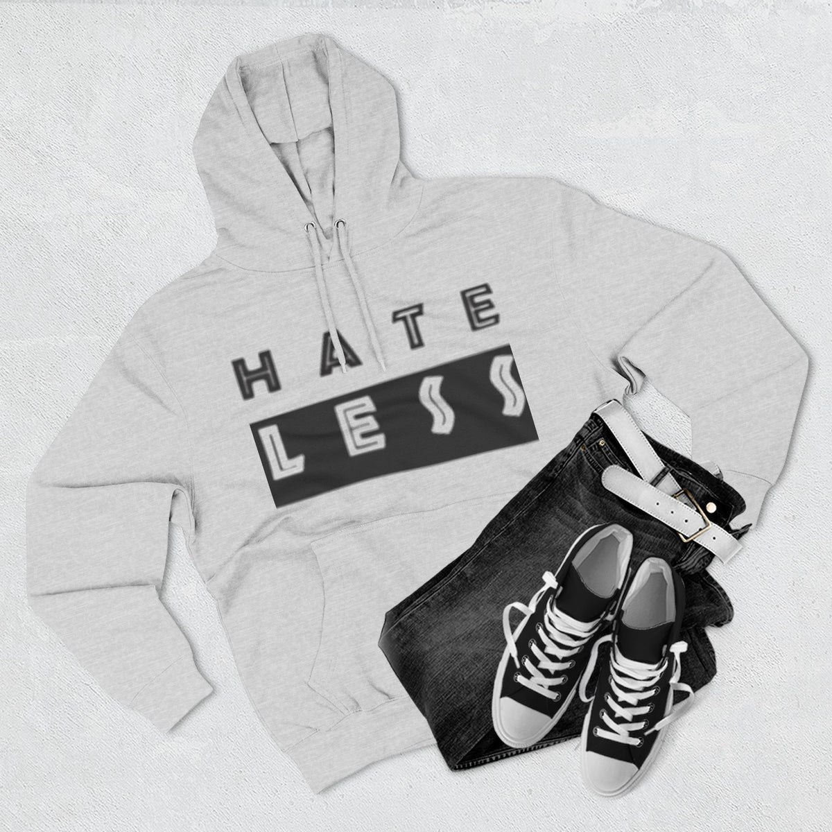 Hate Less Fleece Hoodie - Comfortable and Stylish Chill Wear