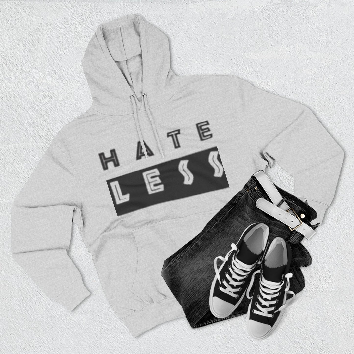 Hate Less Fleece Hoodie - Comfortable and Stylish Chill Wear