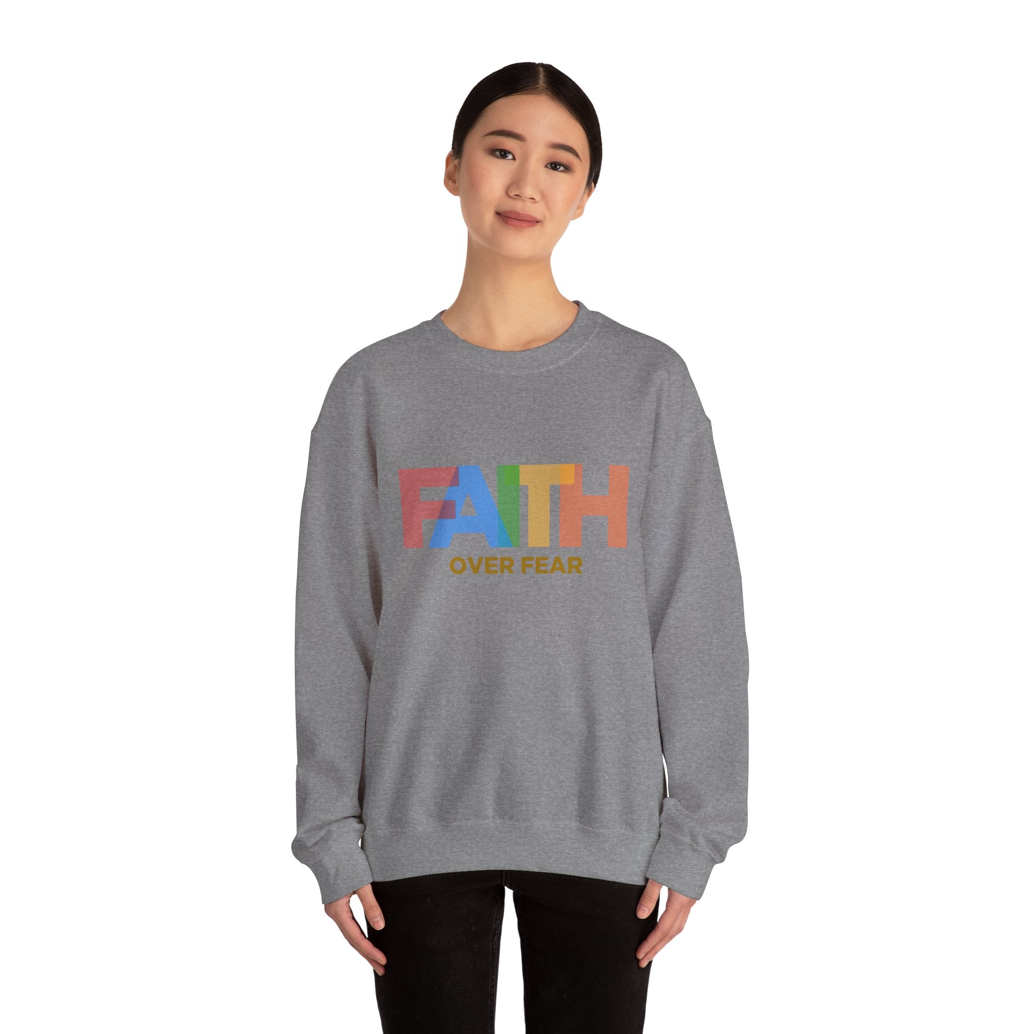 Sweat-shirt unisexe Faith Over Fear 