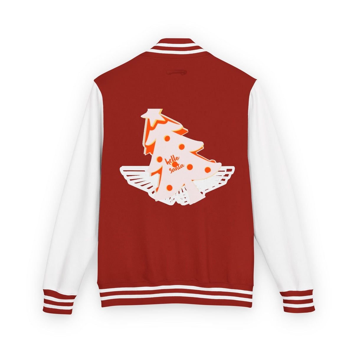 Letterman Jacket - 'hello santa' Design Printify