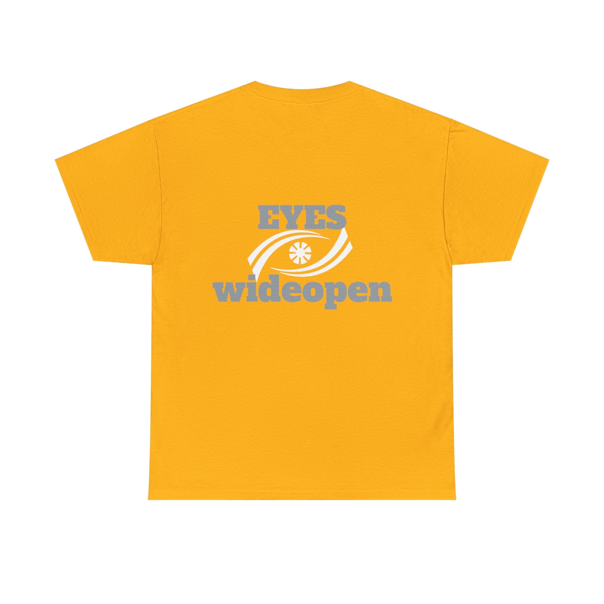 Eyes Wide Open Unisex Heavy Cotton Tee | Everyday Wear, Gift for Dreamers, Casual Shirt, Inspirational Apparel, Unisex T-Shirt Printify