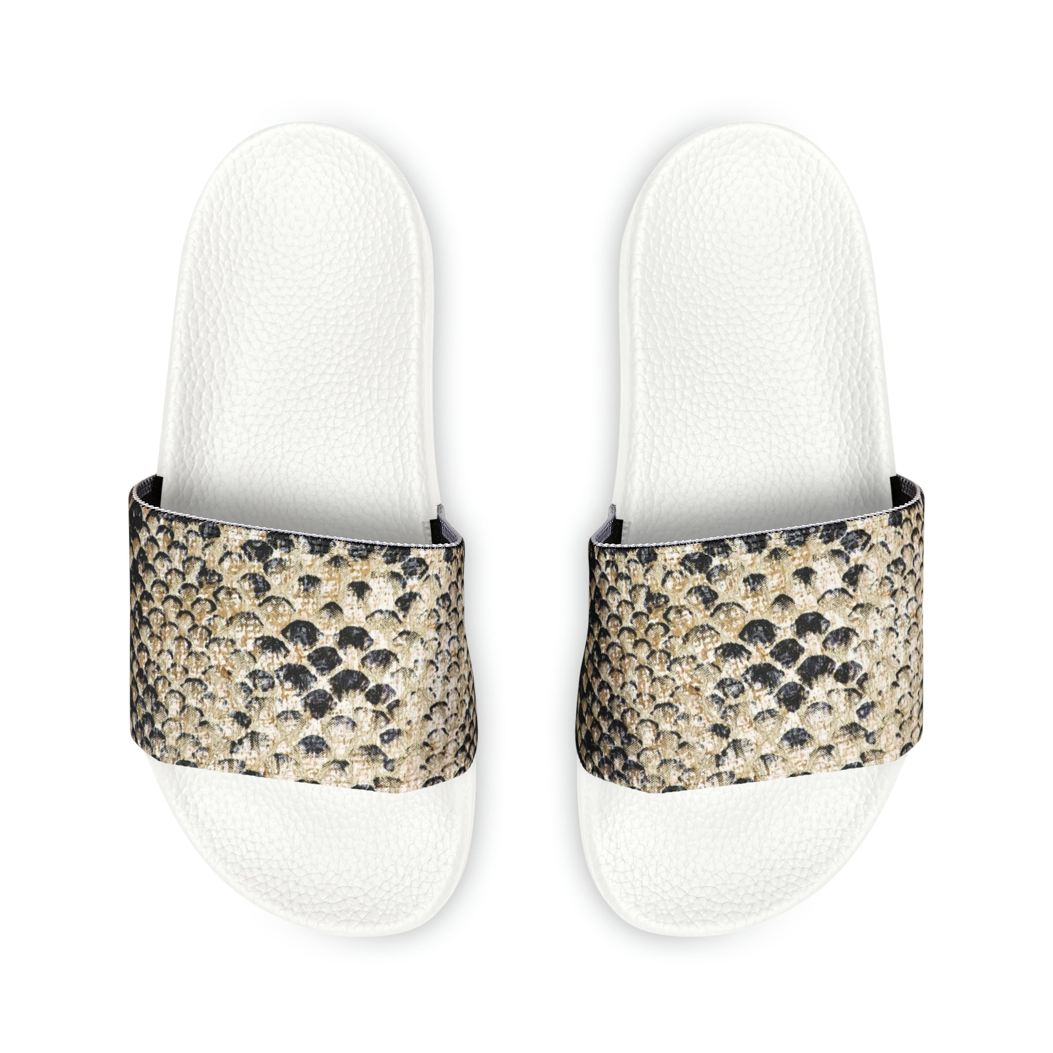 Sandales en peau d'écailles 