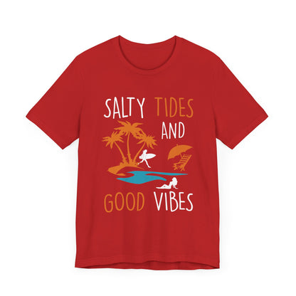 Marées salées et bonnes vibrations Tee unisexe 