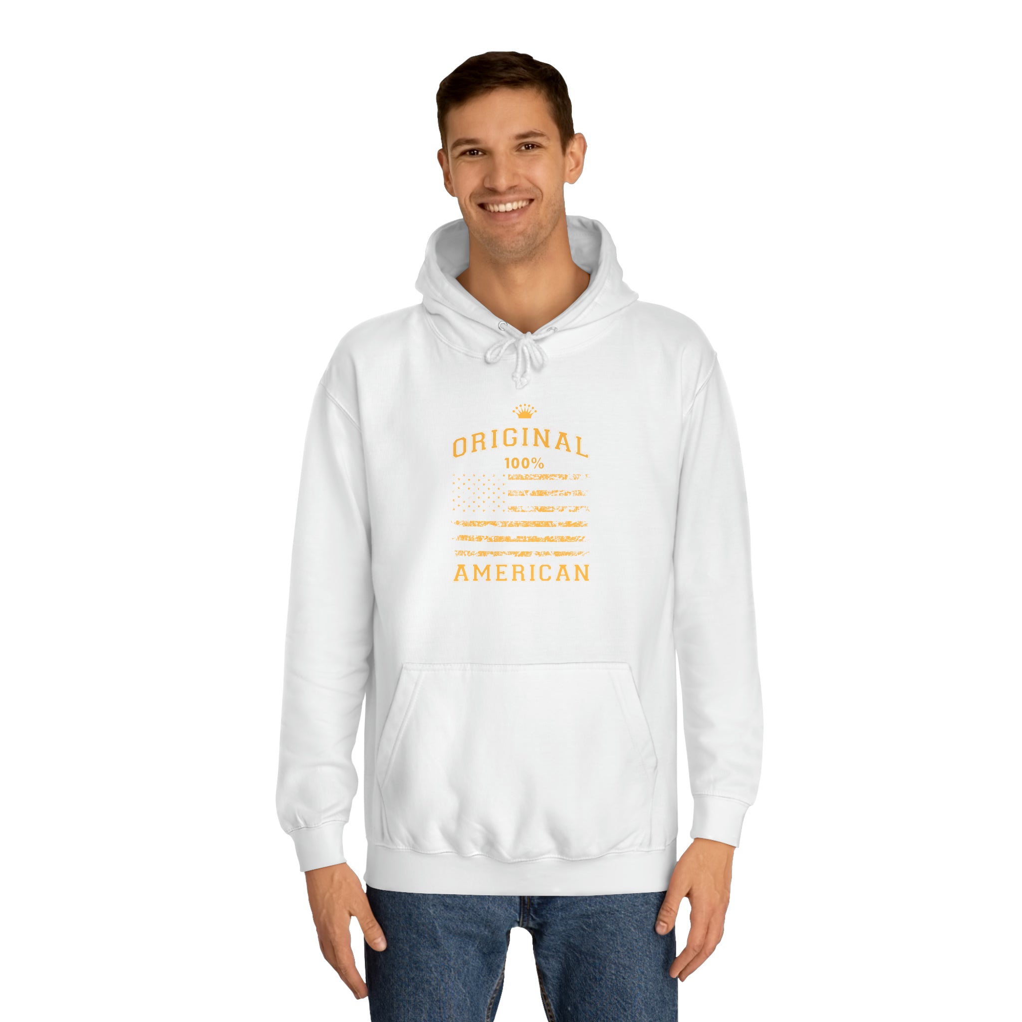 Sweat à capuche unisexe original 100% américain 