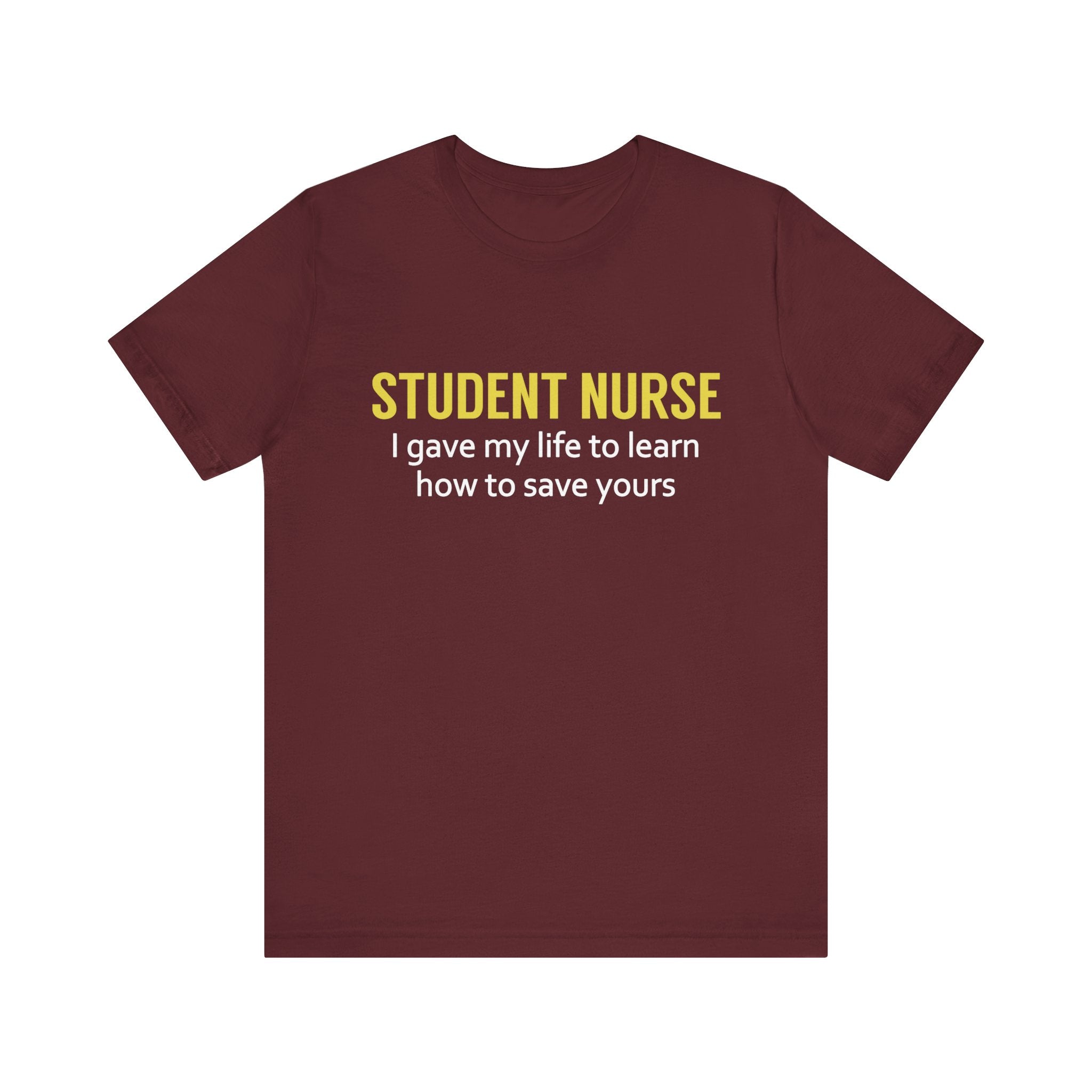 Tee-shirt unisexe infirmière étudiante 