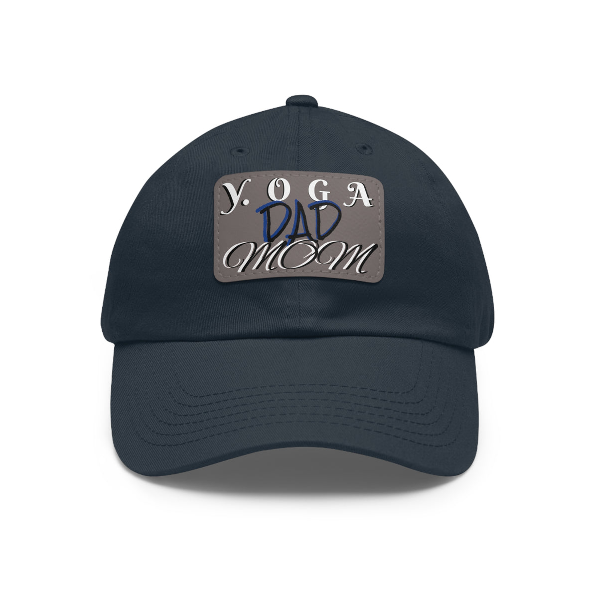 Yoga Dad Hat with Leather Patch