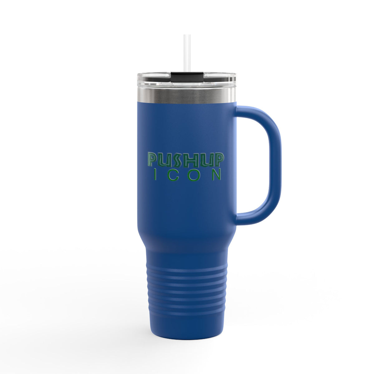 Inspirational Insulated Travel Mug - 40oz with Pushup Icon Design