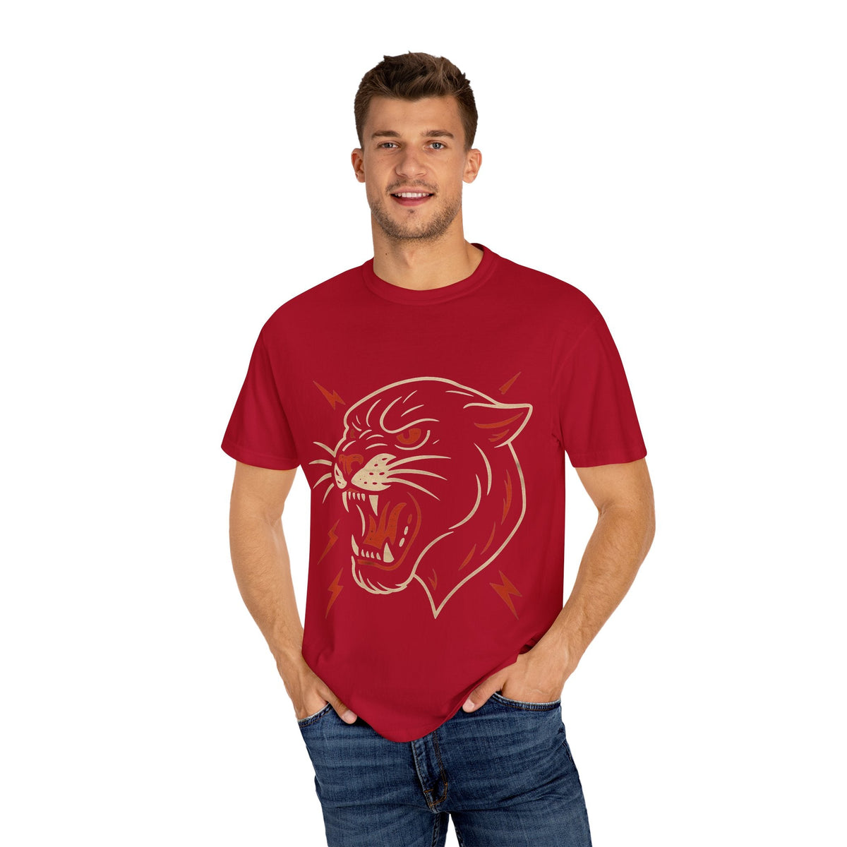 Roar Garment-Dyed T-shirt Printify