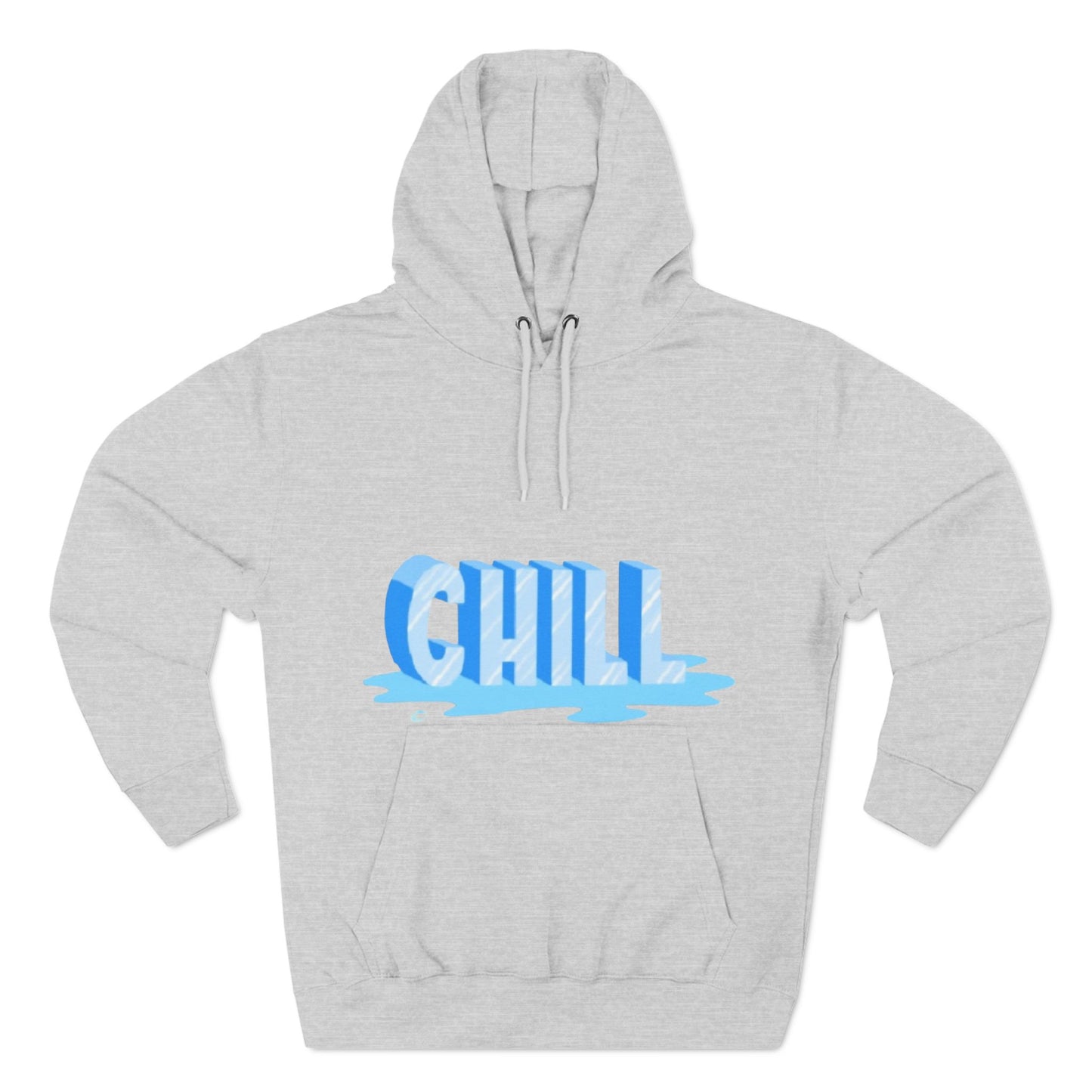 Unisex Three-Panel Fleece Chill Hoodie