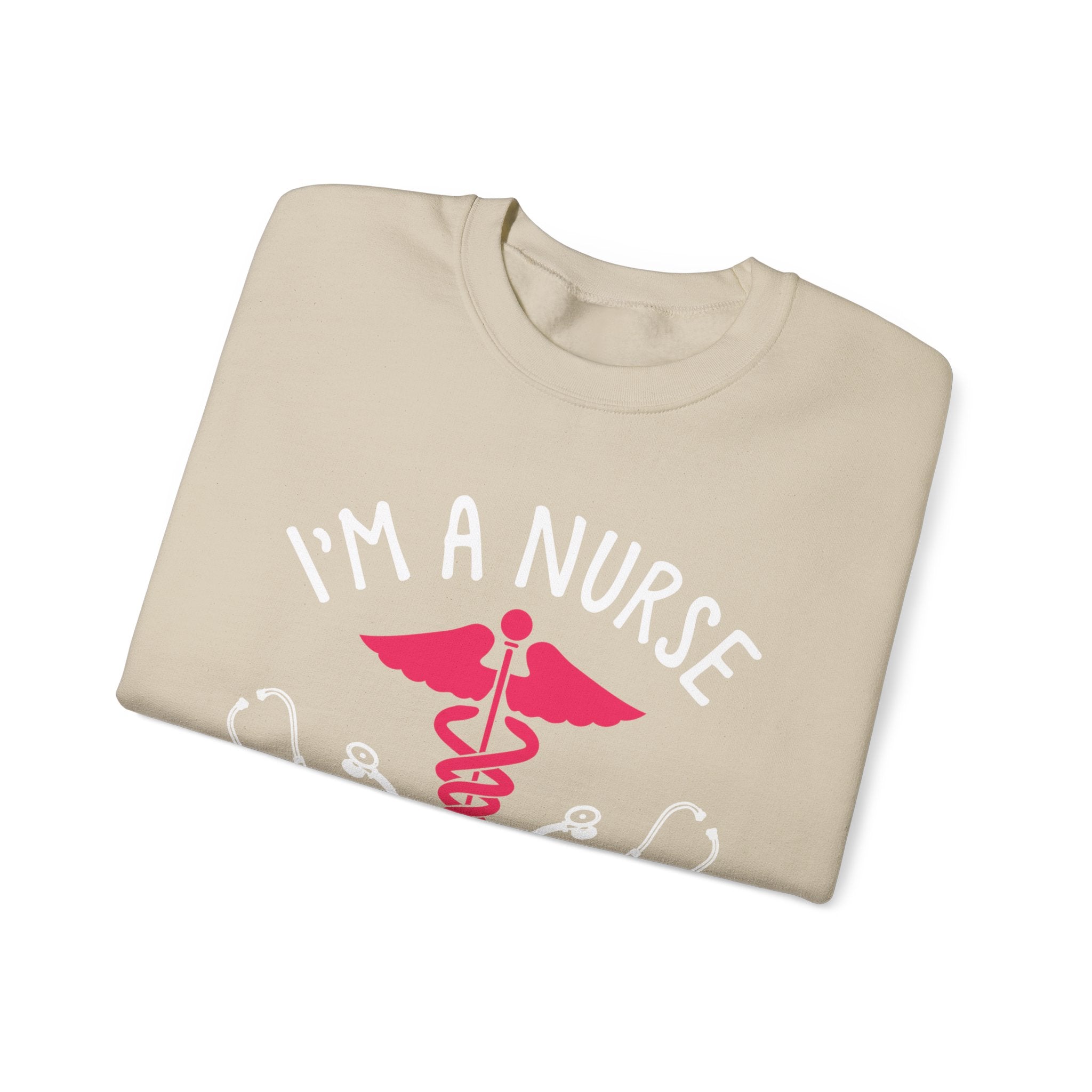 Je suis un sweat-shirt unisexe infirmière 