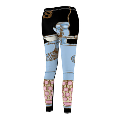 Women's Cut & Sew Casual Leggings (AOP)