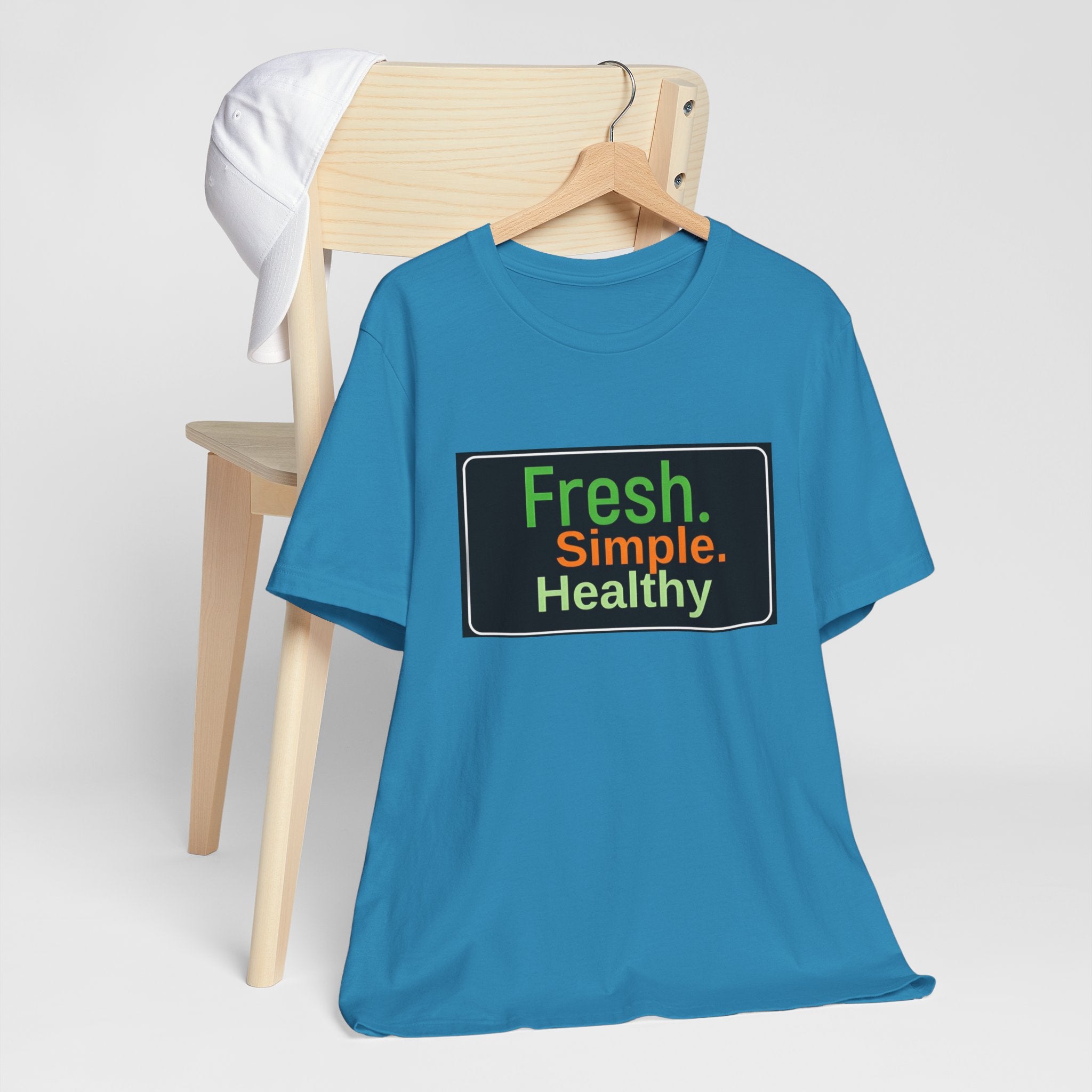 Unisex Fresh Simple Short Sleeve Tee