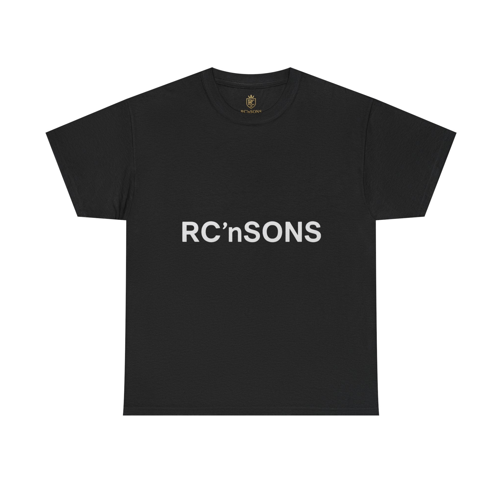 Stylish Unisex Heavy Cotton Tee with RC’nSONS Print - Perfect for Casual Wear, Gifts, Street Style, Everyday Comfort Printify