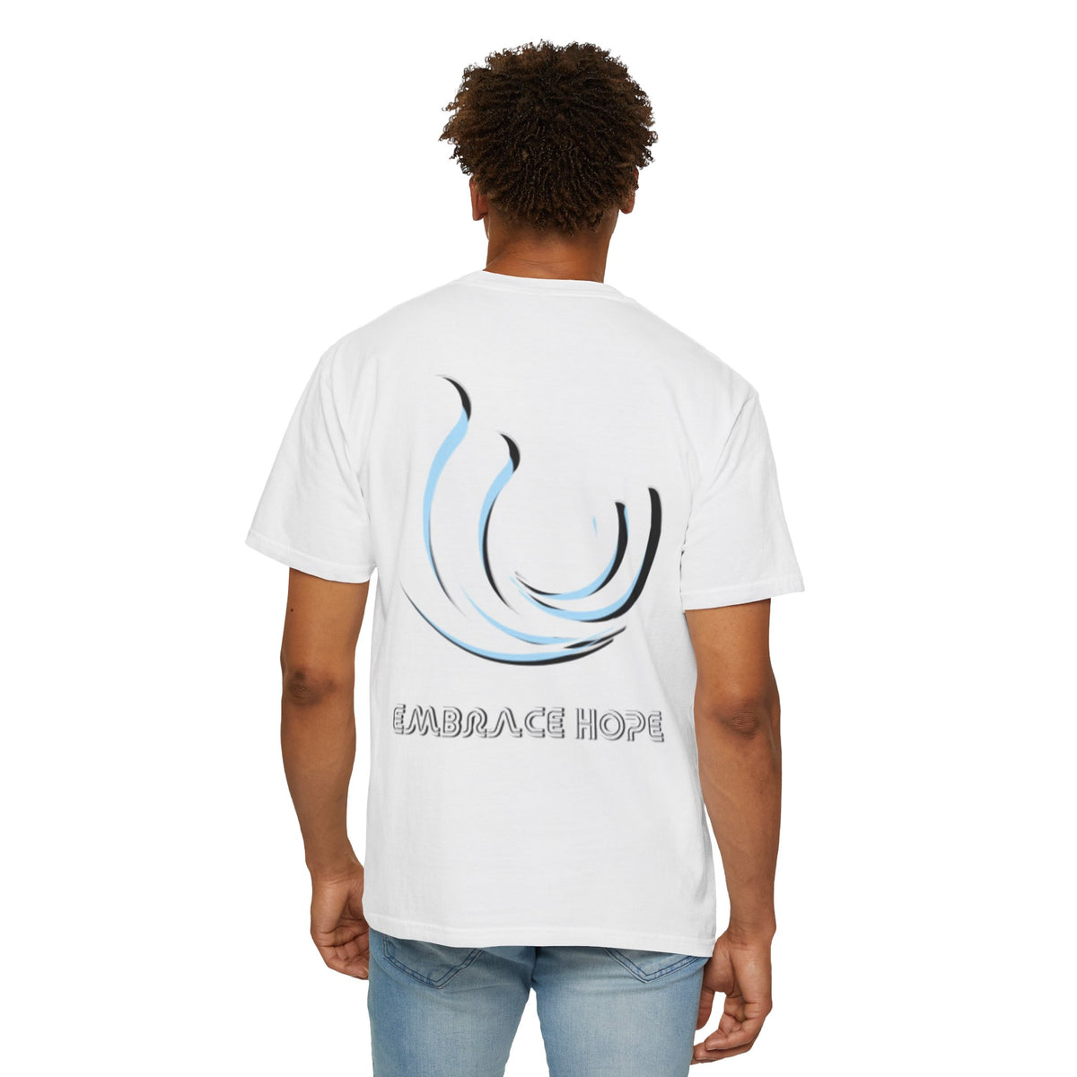 Embrace Hope Unisex Garment-Dyed T-Shirt - Inspirational Art Tee for Everyday Wear