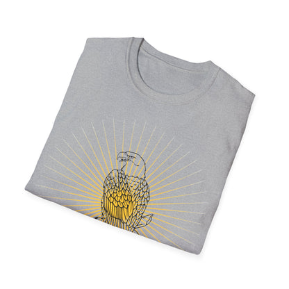 Rcnsons Unisex Softstyle Eagle Sun Wave T-Shirt