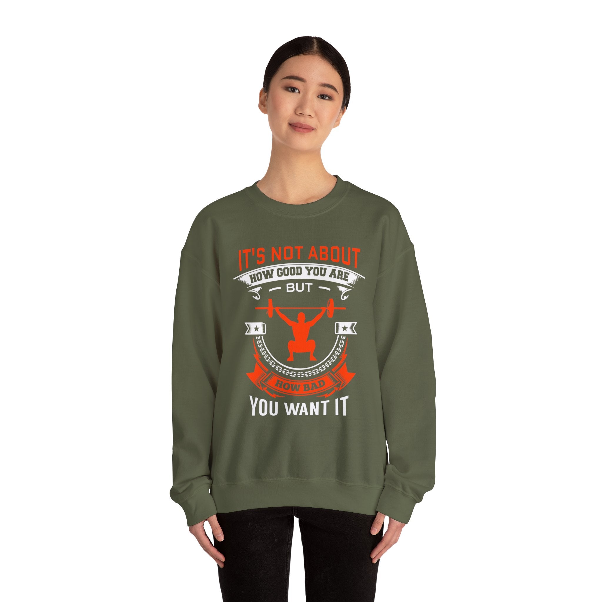 Il ne s’agit pas de savoir à quel point vous êtes bon Sweatshirt unisexe 