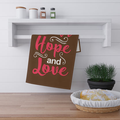 Faith Hope And Love Towel