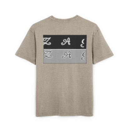 Oversize Tee - Zagzag Acid Washed Design