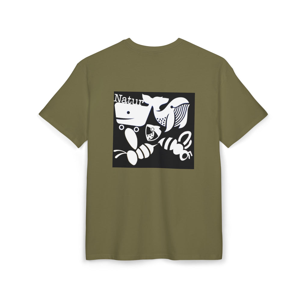 Nature-Inspired Oversize Tee - Unisex Graphic T-Shirt, Eco-Friendly Fashion, Casual Wear, Gift for Nature Lovers, Streetwear