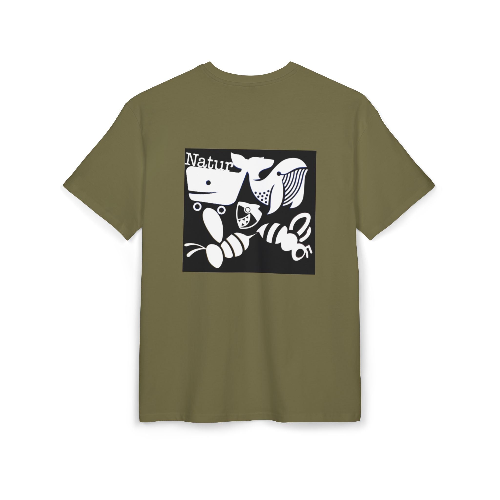 Nature-Inspired Oversize Tee - Unisex Graphic T-Shirt, Eco-Friendly Fashion, Casual Wear, Gift for Nature Lovers, Streetwear