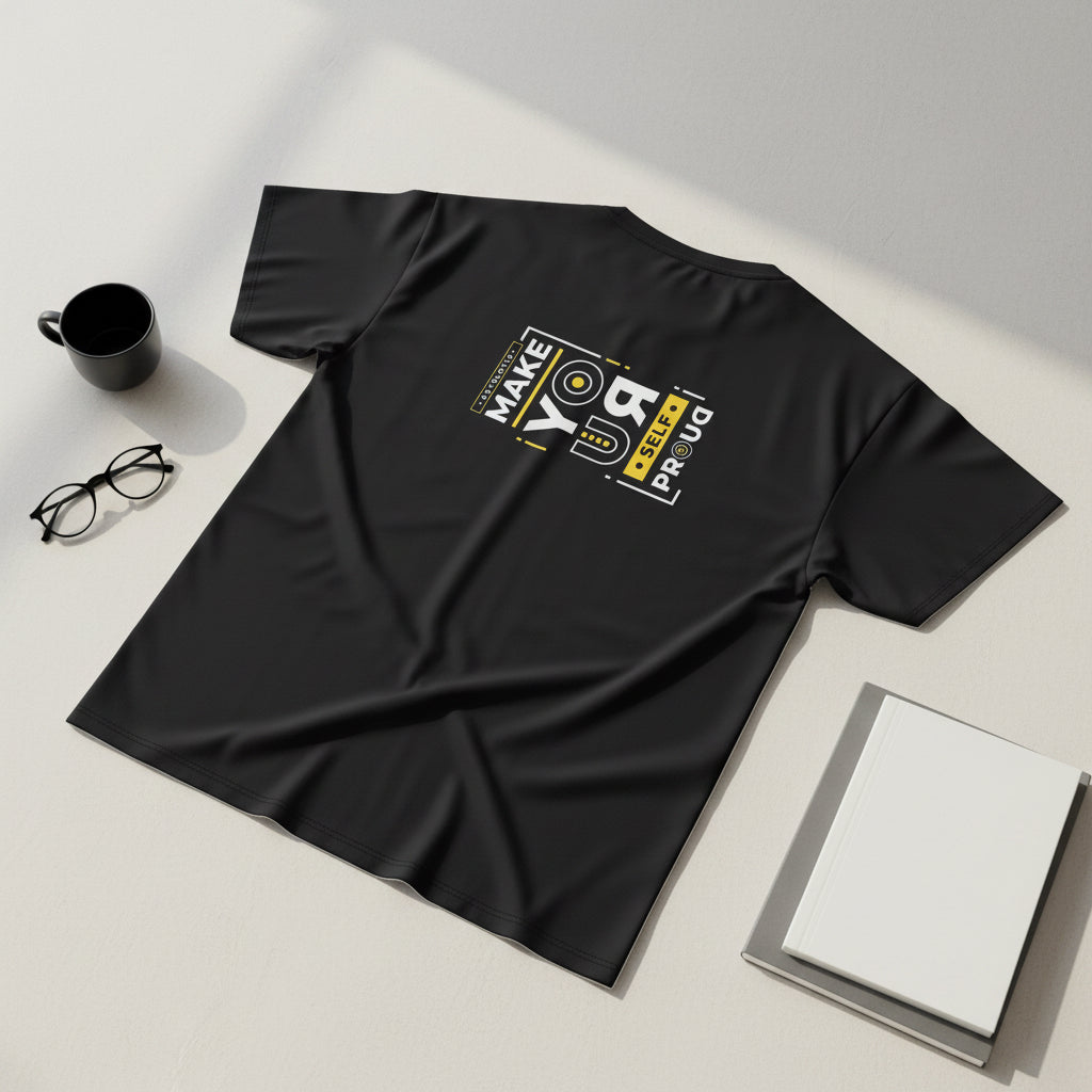 Make You Proud Tee — Motivational Graphic Heavyweight T-Shirt