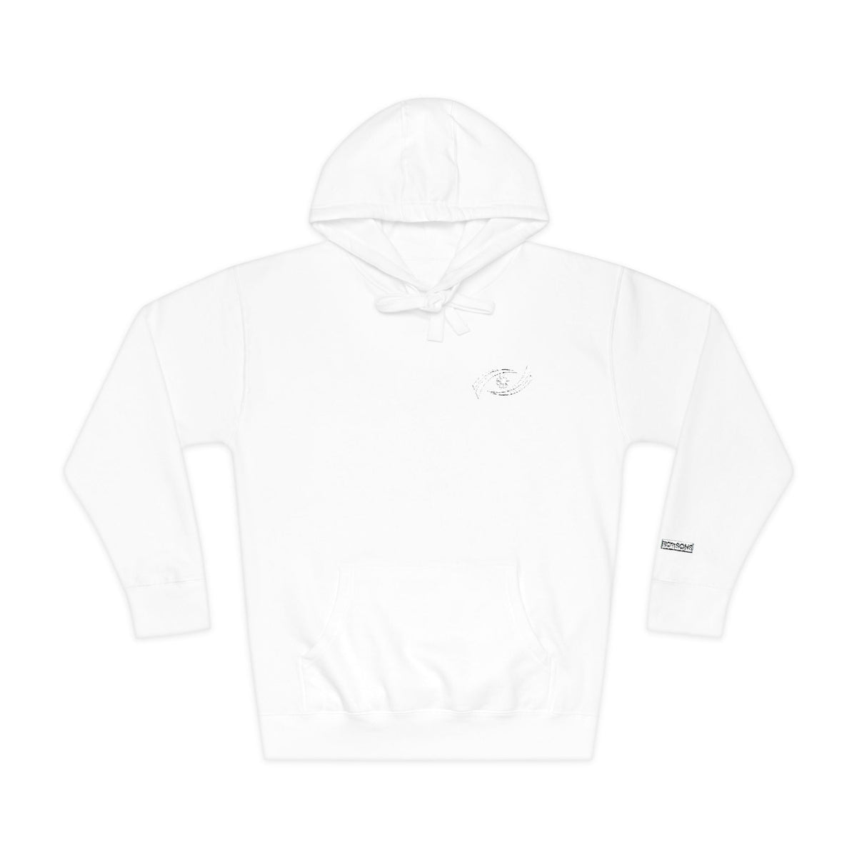 Cozy Unisex Fleece Hoodie with Artistic Design, Casual Wear, Gift for Him/Her, Fall Fashion, Everyday Comfort Printify