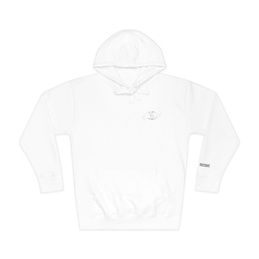 Cozy Unisex Fleece Hoodie with Artistic Design, Casual Wear, Gift for Him/Her, Fall Fashion, Everyday Comfort Printify
