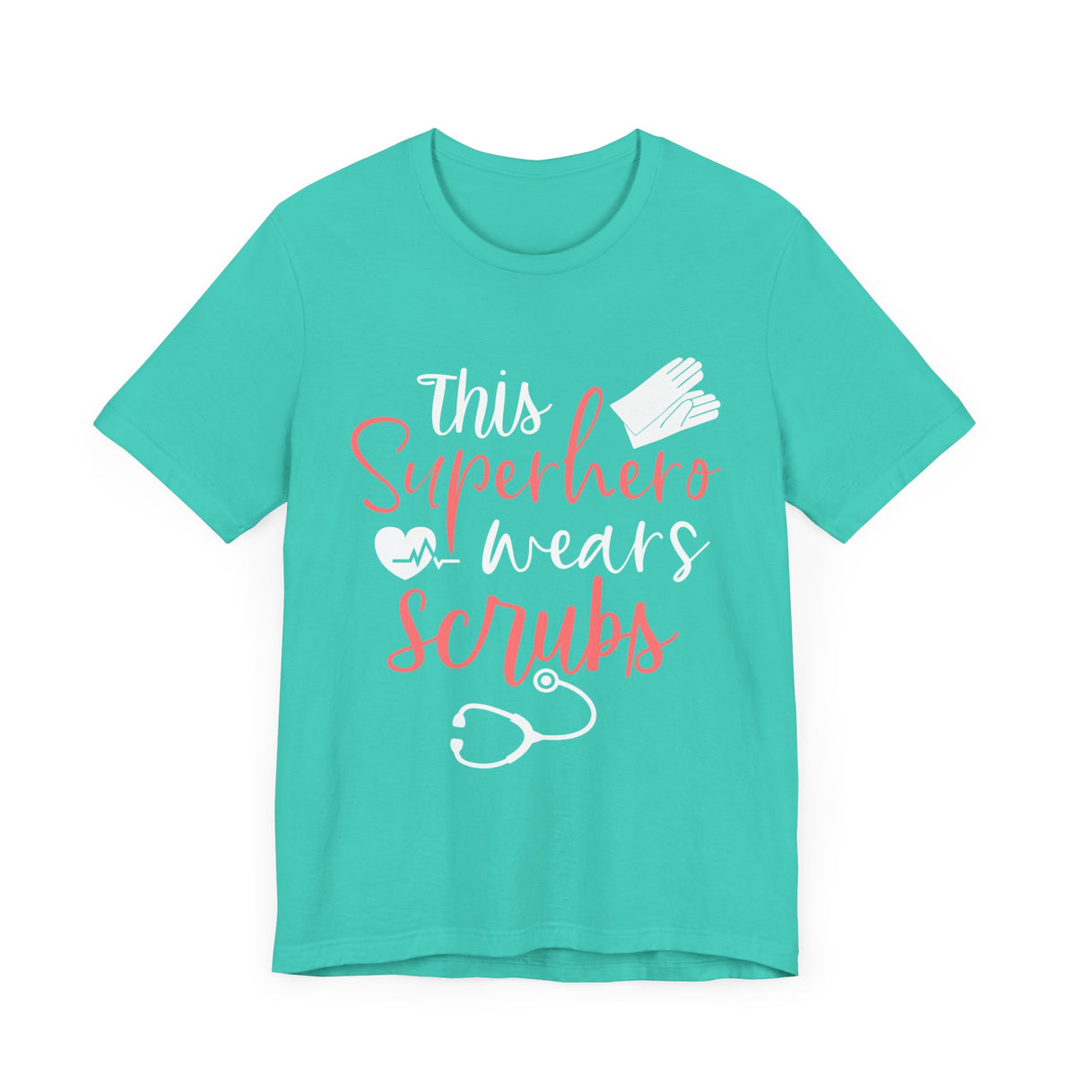 Ce super-héros porte un tee-shirt unisexe Scrubs 