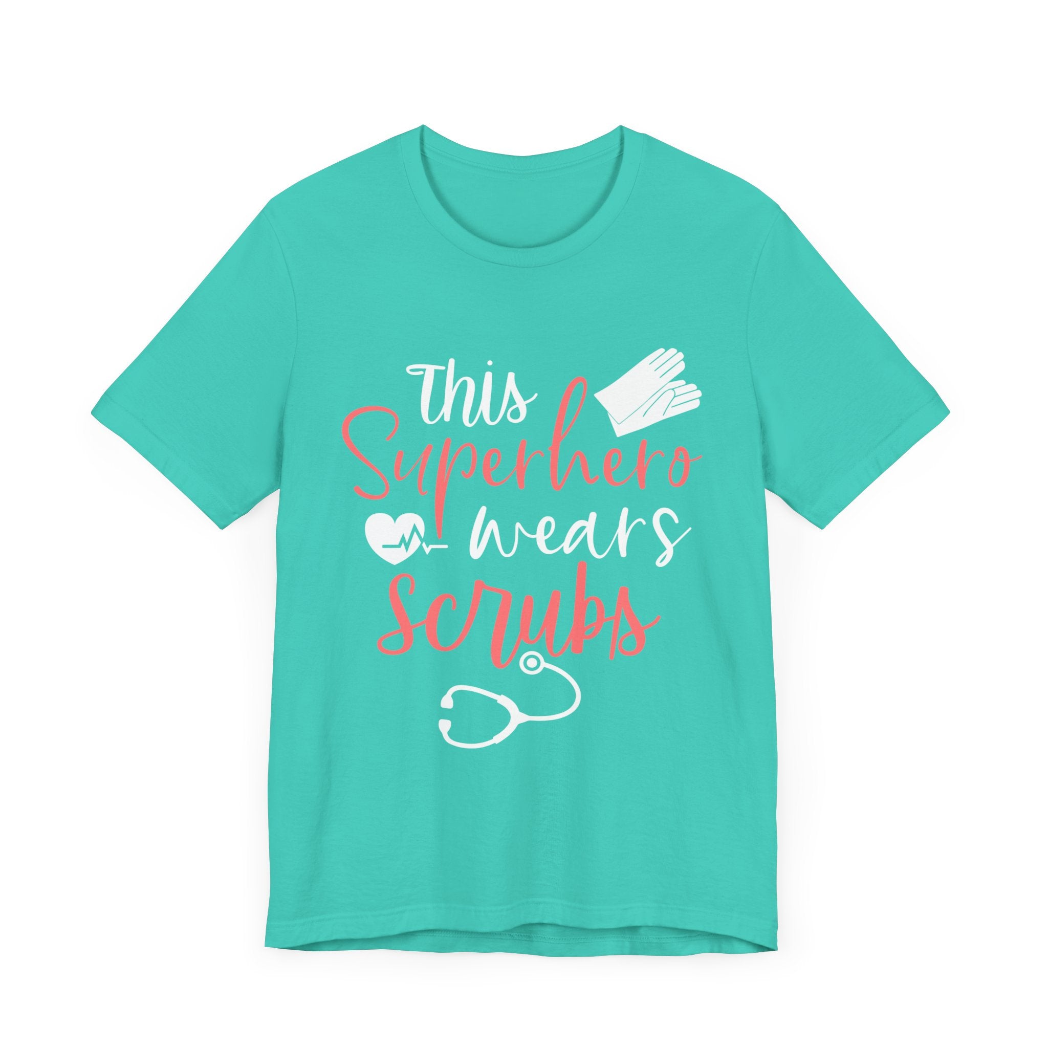 Ce super-héros porte un tee-shirt unisexe Scrubs 