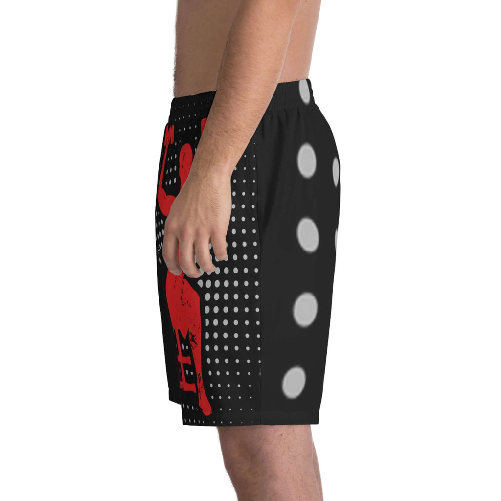 Beach Shorts Work Hard -Or Go- Men's Elastic