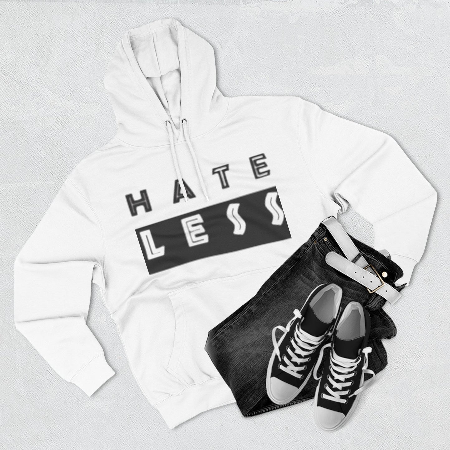 Hate Less Fleece Hoodie - Comfortable and Stylish Chill Wear