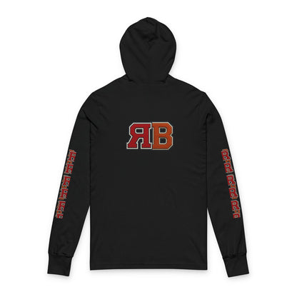 RB Hooded Long Sleeve Tee — RB Logo Hooded Tee