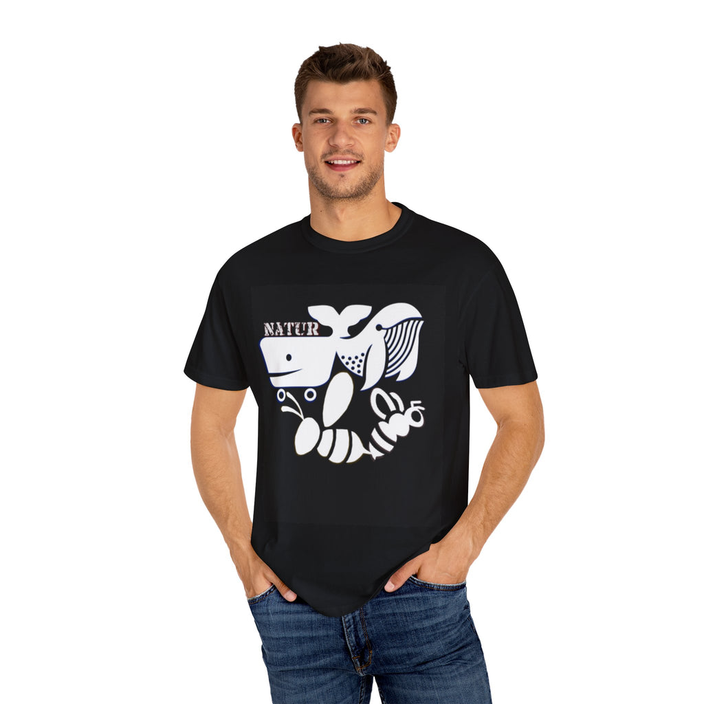 Nature-Inspired Unisex Garment-Dyed T-shirt | Eco-Friendly Tee, Perfect Gift for Nature Lovers, Casual Wear, Outdoor Activities, Earth Day