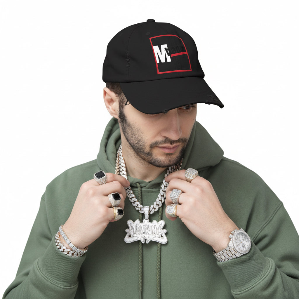 Unisex Distressed Cap