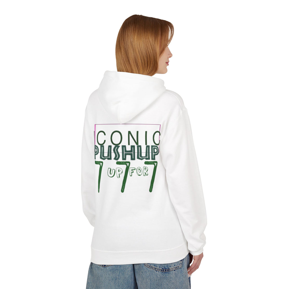 Iconic Push-Up Fleece Hoodie - Trendy Unisex Sweatshirt