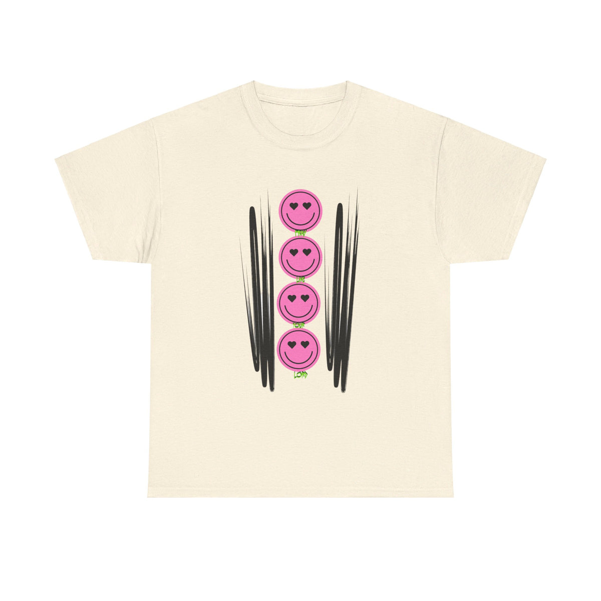 RCNSONS Unisex Heavy Cotton Smileys Tee