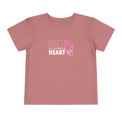 Nursing Is A Way Of Heart Toddler Tee