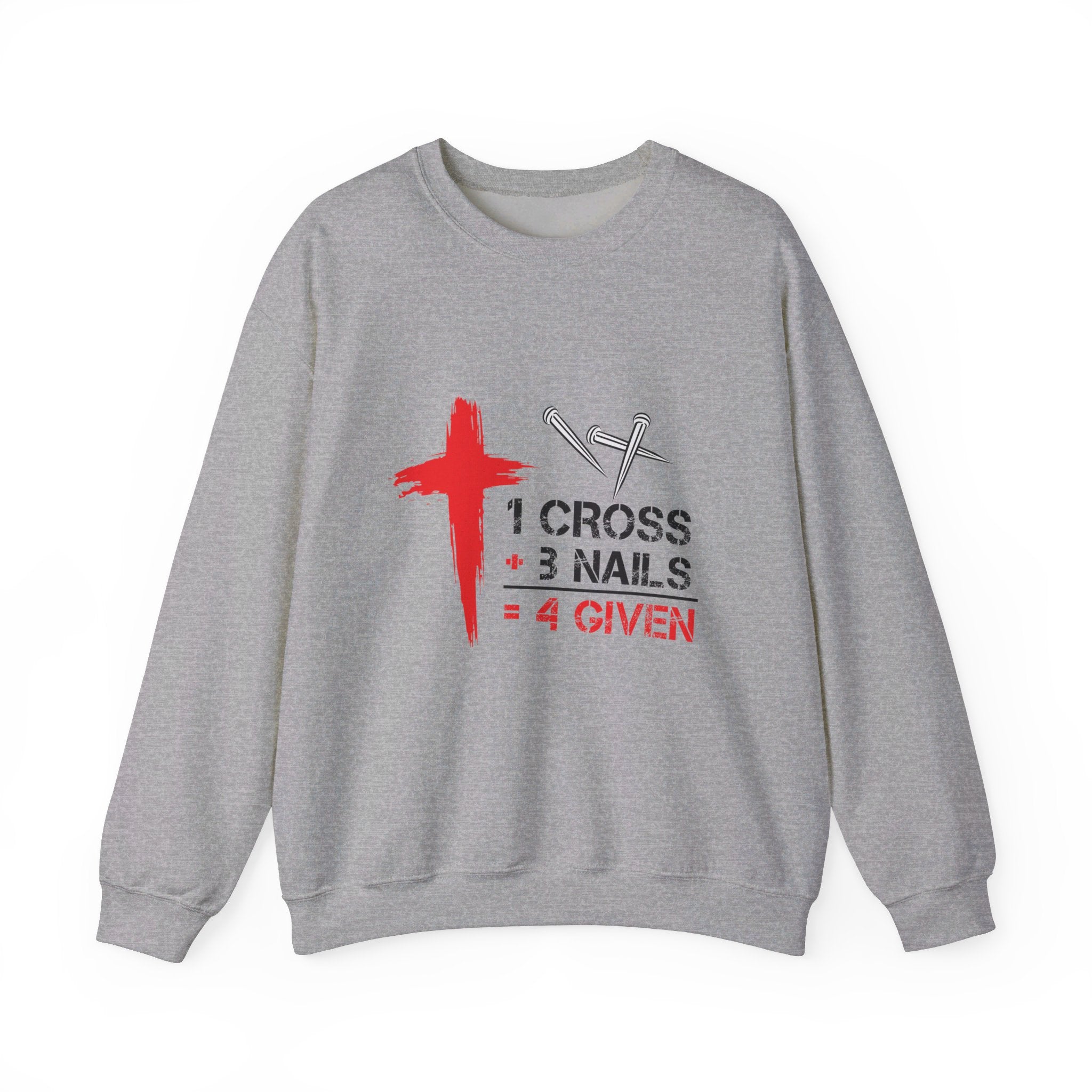 1 Croix 3 Ongles 4 Étant donné Sweat-shirt unisexe 