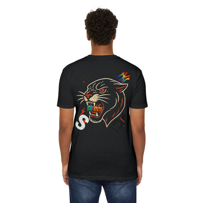 Urban Graffiti Panther T-Shirt | Cool Graphic Tee, Streetwear, Unisex Printify