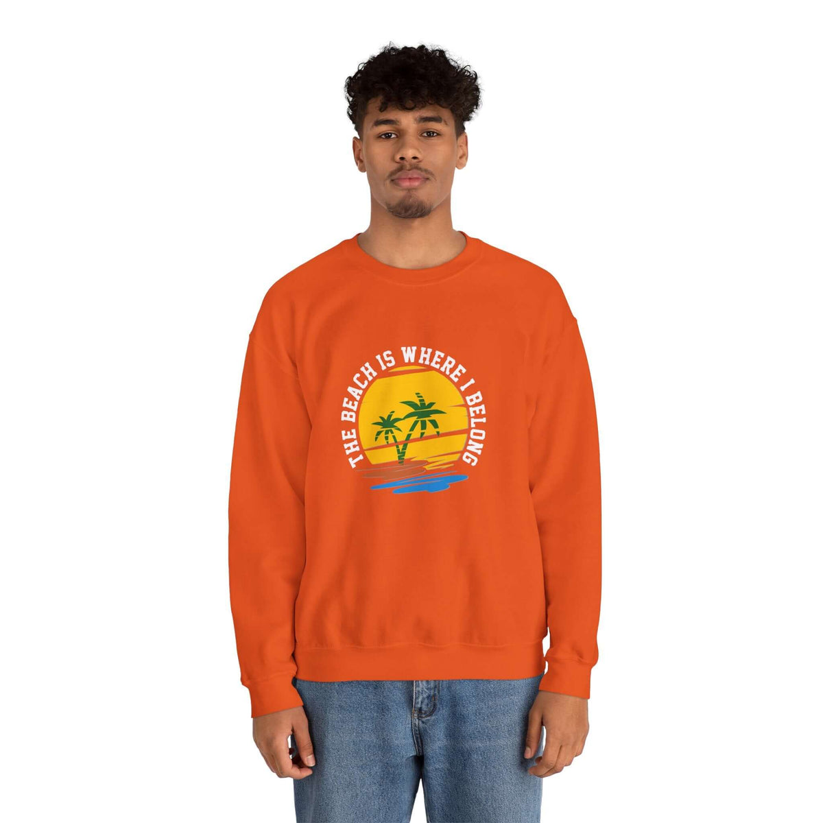 The Beach Is Where I Belong Unisex Sweatshirt - RC’nSONS