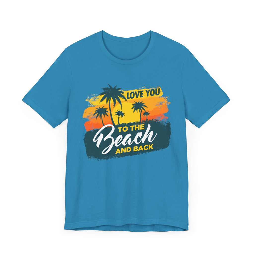 Je t’aime à la plage Tee unisexe 