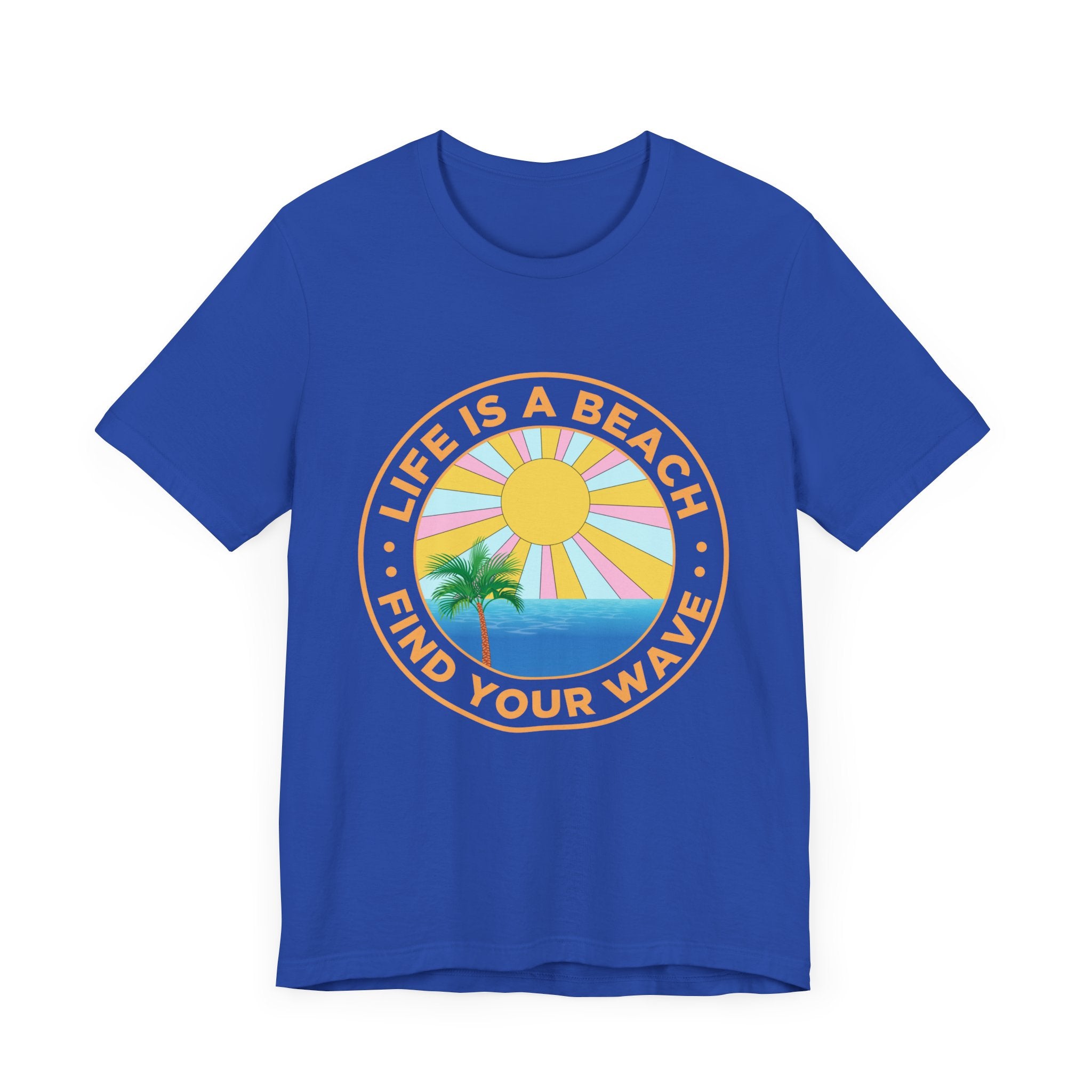 La vie est un tee-shirt unisexe de plage 
