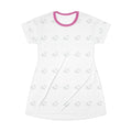 R- T-Shirt Dress Women's Casual Summer Short Sleeve Loose Tunic T-Shirt Dress